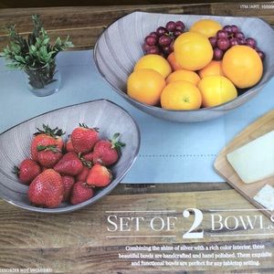Large and small Decorative display Bowls set